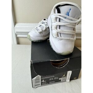 Jordan 11 Retro Low Legend Blue White Black Toddler Sneakers 4C 505836-117